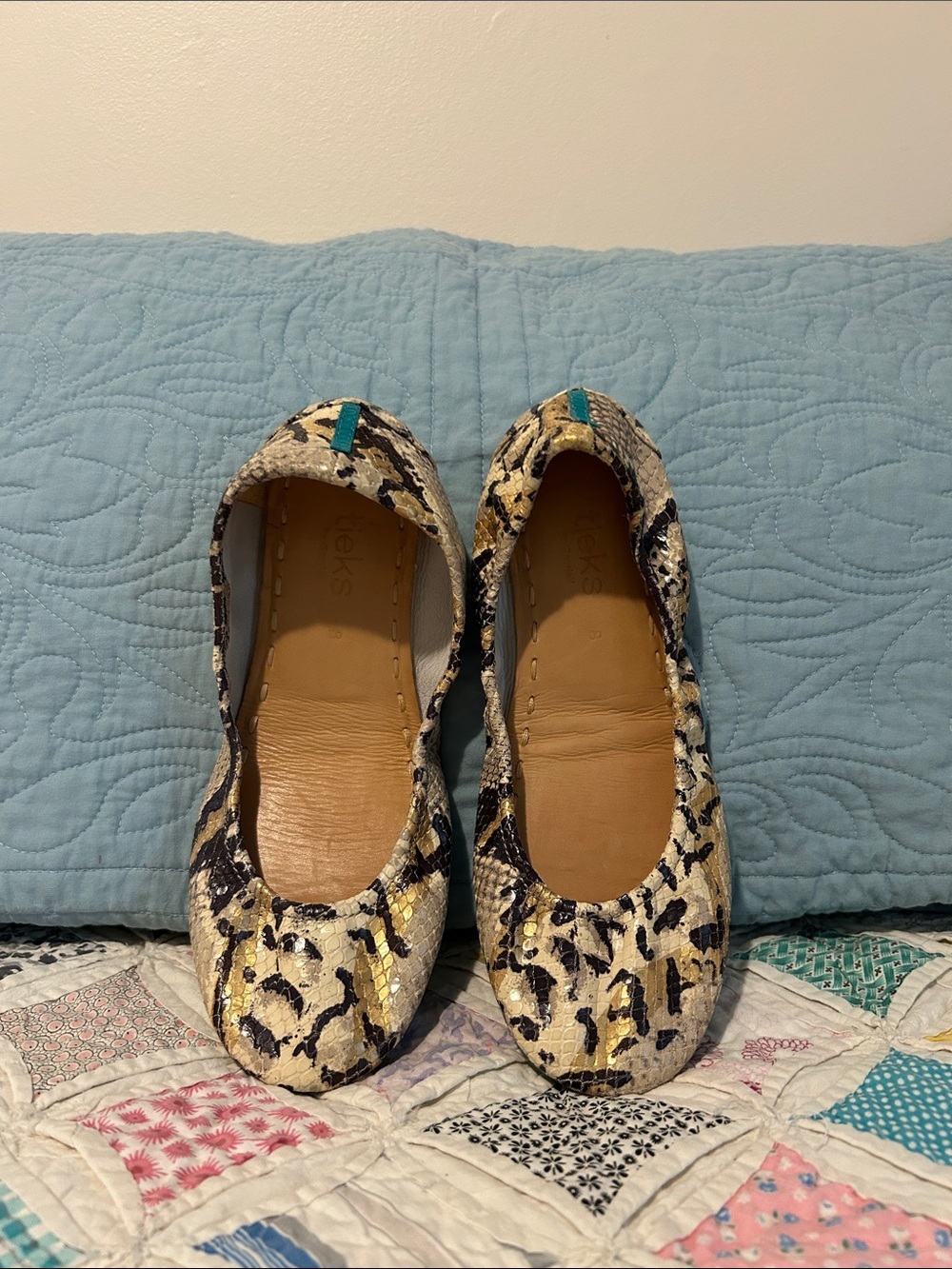 Tieks Sand Snakes size 8